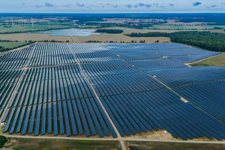 Solarpark Boitzenburger Land Drohnenfoto